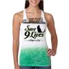  Next Level Ombre Burnout Racerback Tank Thumbnail
