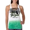  Next Level Ombre Burnout Racerback Tank Thumbnail