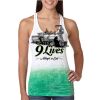  Next Level Ombre Burnout Racerback Tank Thumbnail