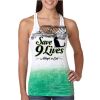  Next Level Ombre Burnout Racerback Tank Thumbnail