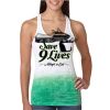 Next Level Ombre Burnout Racerback Tank Thumbnail