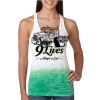 Next Level Ombre Burnout Racerback Tank Thumbnail