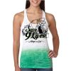  Next Level Ombre Burnout Racerback Tank Thumbnail