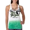  Next Level Ombre Burnout Racerback Tank Thumbnail