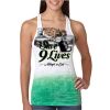  Next Level Ombre Burnout Racerback Tank Thumbnail