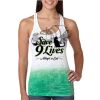  Next Level Ombre Burnout Racerback Tank Thumbnail