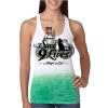  Next Level Ombre Burnout Racerback Tank Thumbnail