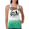  Next Level Ombre Burnout Racerback Tank Thumbnail