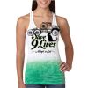  Next Level Ombre Burnout Racerback Tank Thumbnail