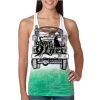 Next Level Ombre Burnout Racerback Tank Thumbnail