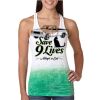  Next Level Ombre Burnout Racerback Tank Thumbnail
