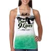  Next Level Ombre Burnout Racerback Tank Thumbnail