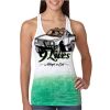  Next Level Ombre Burnout Racerback Tank Thumbnail