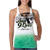  Next Level Ombre Burnout Racerback Tank Thumbnail