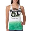  Next Level Ombre Burnout Racerback Tank Thumbnail