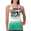  Next Level Ombre Burnout Racerback Tank Thumbnail