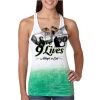  Next Level Ombre Burnout Racerback Tank Thumbnail