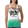  Next Level Ombre Burnout Racerback Tank Thumbnail