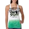  Next Level Ombre Burnout Racerback Tank Thumbnail