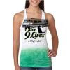  Next Level Ombre Burnout Racerback Tank Thumbnail