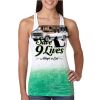  Next Level Ombre Burnout Racerback Tank Thumbnail