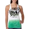  Next Level Ombre Burnout Racerback Tank Thumbnail