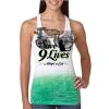  Next Level Ombre Burnout Racerback Tank Thumbnail
