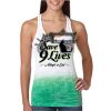  Next Level Ombre Burnout Racerback Tank Thumbnail
