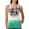  Next Level Ombre Burnout Racerback Tank Thumbnail