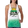  Next Level Ombre Burnout Racerback Tank Thumbnail