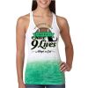  Next Level Ombre Burnout Racerback Tank Thumbnail
