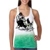  Next Level Ombre Burnout Racerback Tank Thumbnail