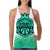  Next Level Ombre Burnout Racerback Tank Thumbnail
