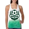  Next Level Ombre Burnout Racerback Tank Thumbnail