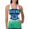  Next Level Ombre Burnout Racerback Tank Thumbnail