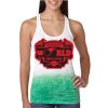  Next Level Ombre Burnout Racerback Tank Thumbnail