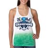 Next Level Ombre Burnout Racerback Tank Thumbnail