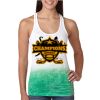  Next Level Ombre Burnout Racerback Tank Thumbnail