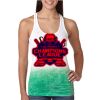  Next Level Ombre Burnout Racerback Tank Thumbnail