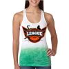  Next Level Ombre Burnout Racerback Tank Thumbnail