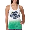  Next Level Ombre Burnout Racerback Tank Thumbnail