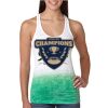  Next Level Ombre Burnout Racerback Tank Thumbnail