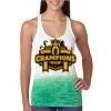  Next Level Ombre Burnout Racerback Tank Thumbnail