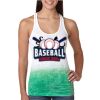  Next Level Ombre Burnout Racerback Tank Thumbnail