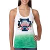  Next Level Ombre Burnout Racerback Tank Thumbnail