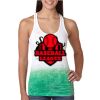  Next Level Ombre Burnout Racerback Tank Thumbnail