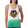  Next Level Ombre Burnout Racerback Tank Thumbnail