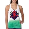  Next Level Ombre Burnout Racerback Tank Thumbnail