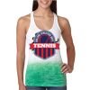  Next Level Ombre Burnout Racerback Tank Thumbnail