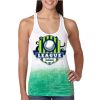  Next Level Ombre Burnout Racerback Tank Thumbnail